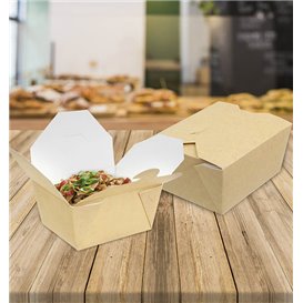 Krabička Americký Kraft 19,7x14x6,5cm 1800ml (25 Ks)