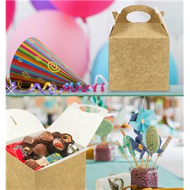 Menu Box Kraft 131x131x115mm (25 Ks)