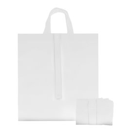 Plátěná Taška TNT PREMIUM Skládací Bílá 40+15x40cm (150 Ks)