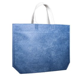 Non-Woven Bag with Hexagonal Base Blue 44+10x30cm (25 Units)