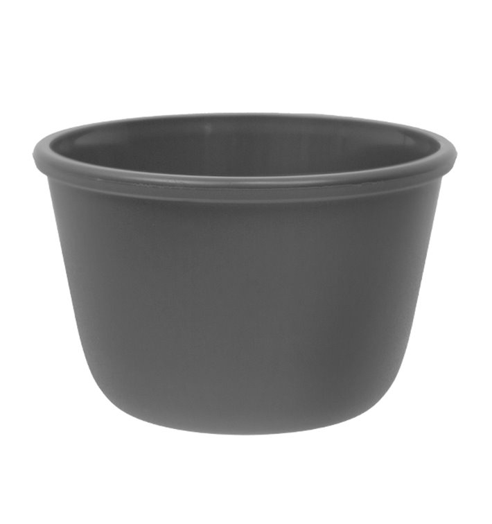Opakovaně použitelná odolná miska PP Bio Grey „Revolve“ 150ml Ø7,9cm (32 Ks) Opakovaně použitelná odolná miska PP Bio Grey „Revolve“ 150ml Ø7,9cm (32 Ks)