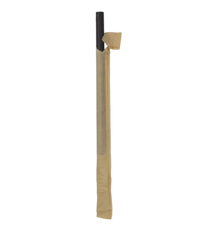 Papírová Rovná Brčka Přírodní Balené Kraft Ø8mm 14cm (6000 Ks) Papírová Rovná Brčka Přírodní Balené Kraft Ø8mm 14cm (6000 Ks)