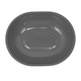 Opakovaně použitelná odolná miska PP Bio Grey „Revolve“ Oválný 1000ml 22x17,4x5cm (1 Ks)