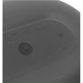 Opakovaně použitelná odolná miska PP Bio Grey „Revolve“ Oválný 1000ml 22x17,4x5cm (144 Ks)