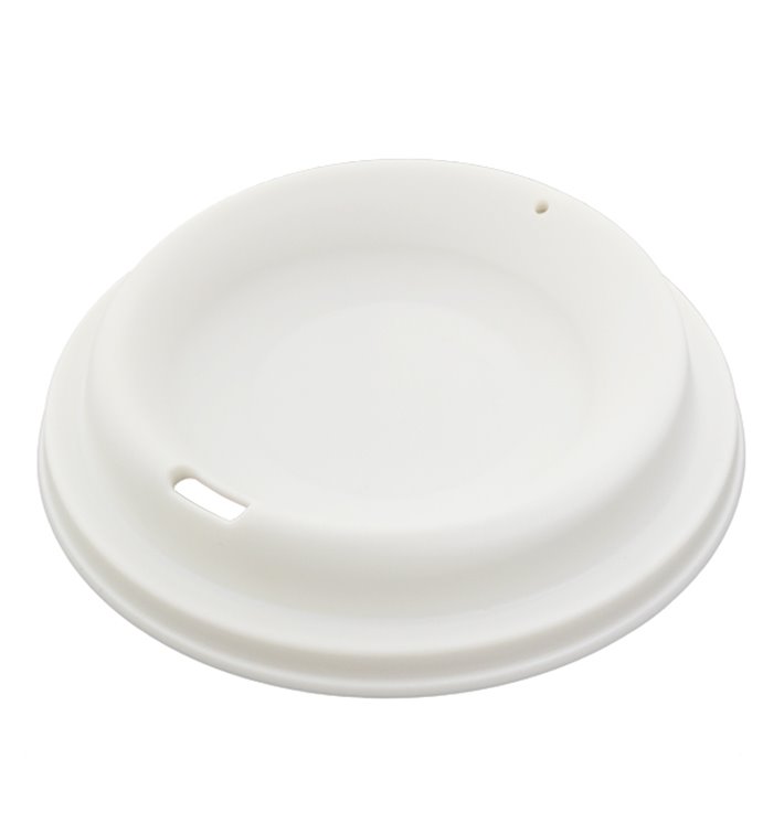 Odolný Opakovaně Použitelný PP Víko Krém pro Tumbler Ø9,6cm (50 Ks) Odolný Opakovaně Použitelný PP Víko Krém pro Tumbler Ø9,6cm (50 Ks)