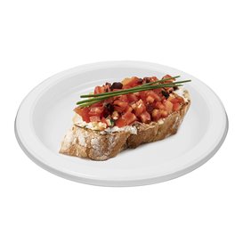 Plastové Talíř PS Plochá Bílý 16,5cm (50 Ks)