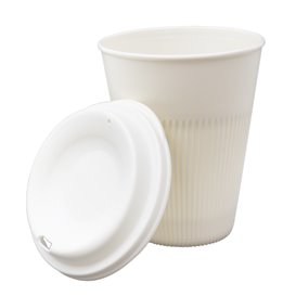 Odolný Opakovaně Použitelný PP Víko Krém pro Tumbler Ø9,6cm (50 Ks)