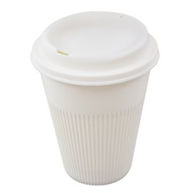 Odolný Opakovaně Použitelný PP Víko Krém pro Tumbler Ø9,6cm (50 Ks)