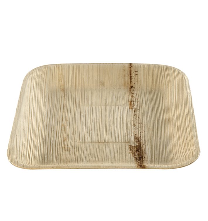 Talíř Čtvercový z Palmových Listů 20x20cm (100 Ks) Talíř Čtvercový z Palmových Listů 20x20cm (100 Ks)