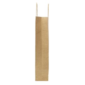 Papírové Tašky Kraft na Lahve s Plochým 18+8x39cm (50 Ks)