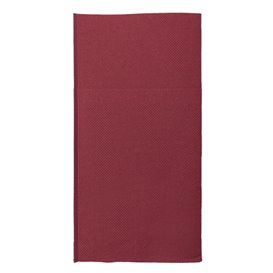 Kapsička na Příbory Papírové Mikrobod Bordeaux 40x40cm (480 Ks)