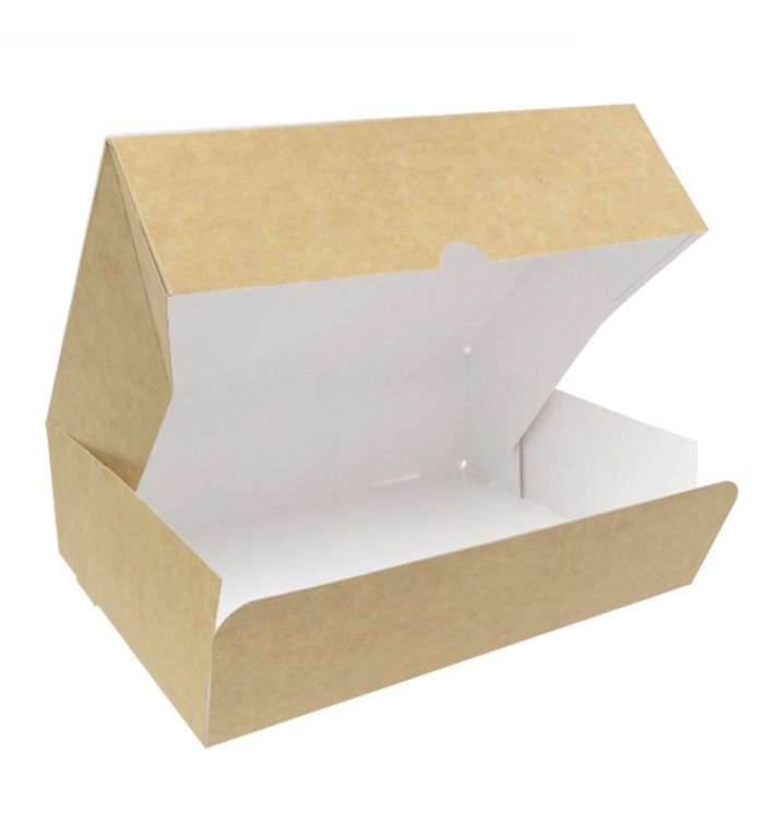 Krabička pro Cukrárny Karton Kraft 20,4x15,8x6cm 1kg (20 Ks) Krabička pro Cukrárny Karton Kraft 20,4x15,8x6cm 1kg (20 Ks)