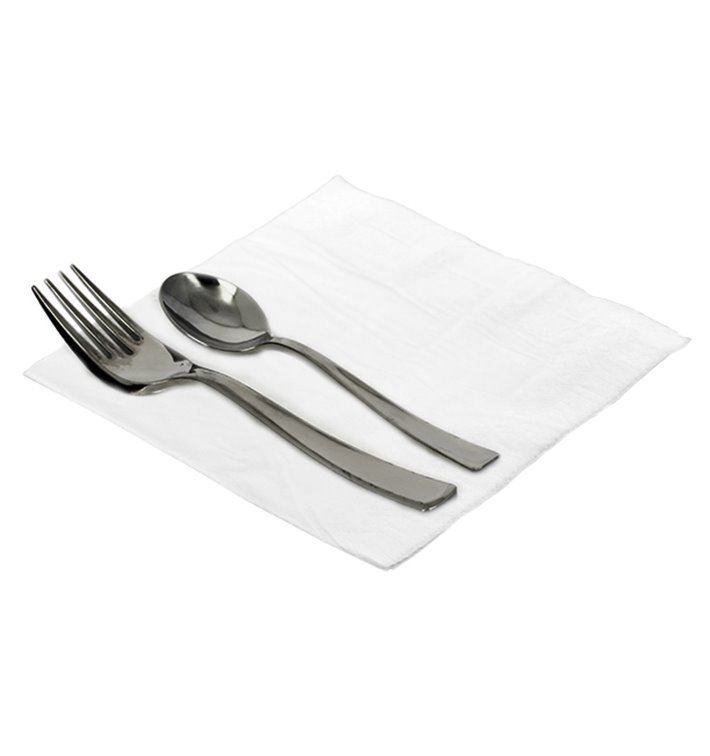 Papírové Ubrousky 1 Vrstvy Białe 40x40cm (200 Ks) Papírové Ubrousky 1 Vrstvy Białe 40x40cm (200 Ks)