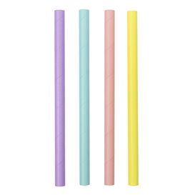 Papírová Rovná Brčka Barvy Ø1,2cm 20cm (3.000 Ks)