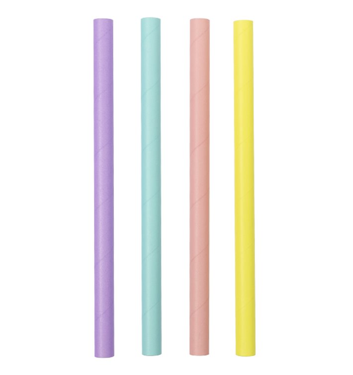 Papírová Rovná Brčka Barvy Ø1,2cm 20cm (50 Ks) Papírová Rovná Brčka Barvy Ø1,2cm 20cm (50 Ks)