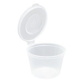 Miska kulatá s Víčkem APET Průhledný 125ml (405 Ks)