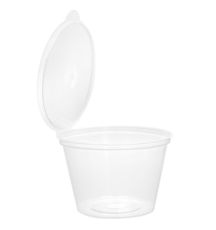 Miska kulatá s Víčkem APET Průhledný 125ml (405 Ks) Miska kulatá s Víčkem APET Průhledný 125ml (405 Ks)