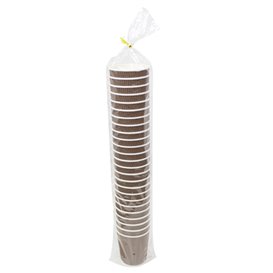 Kartonové Kelímek Zvlněný 9Oz/270ml Kraft Ø8,0cm (1050 Ks)