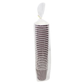 Kartonové Kelímek Zvlněný 9Oz/270ml Kraft Ø8,0cm (1050 Ks)