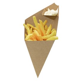 Kraftový Kužel s Kapsou pro Omáčky 19,5cm 100g (500 Ks)