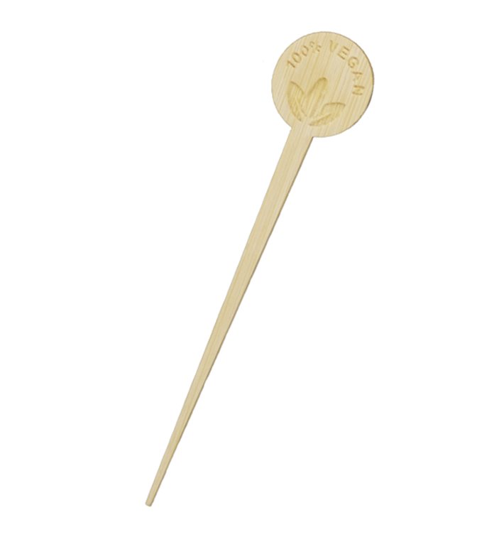 Veganský Bambusový Špíz 10cm (600 Ks) Veganský Bambusový Špíz 10cm (600 Ks)