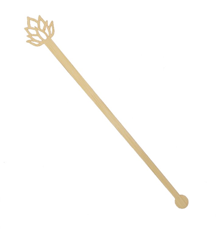 Bambusový Šejkr s Lotosovým Květem 14 cm (50 Ks) Bambusový Šejkr s Lotosovým Květem 14 cm (50 Ks)