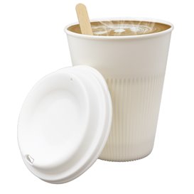 Odolný Opakovaně Použitelný PP Víko Krém pro Tumbler Ø9,6cm (5 Ks)