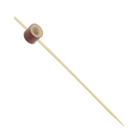 Bambusová Špejle s Červeným Kroužkem 12cm (1000 Ks)