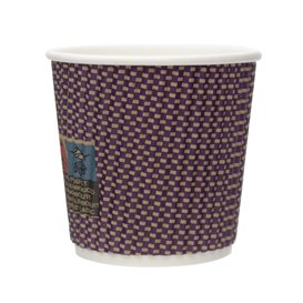 Kartonové Kelímek Zvlněný 9Oz/270ml Kraft Ø8,0cm (25 Ks)