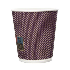 Kartonové Kelímek Zvlněný 9Oz/270ml Kraft Ø8,0cm (25 Ks)