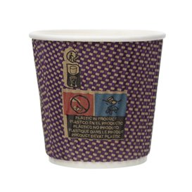 Kartonové Kelímek Zvlněný 9Oz/270ml Kraft Ø8,0cm (1050 Ks)