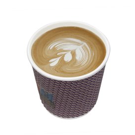 Kartonové Kelímek Zvlněný 9Oz/270ml Kraft Ø8,0cm (25 Ks)