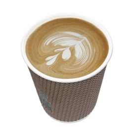 Kartonové Kelímek Zvlněný 9Oz/270ml Kraft Ø8,0cm (1050 Ks)