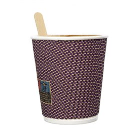 Kartonové Kelímek Zvlněný 9Oz/270ml Kraft Ø8,0cm (1050 Ks)