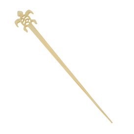 Bambusové želví Míchátko na Nápoj 12cm (50 Ks)
