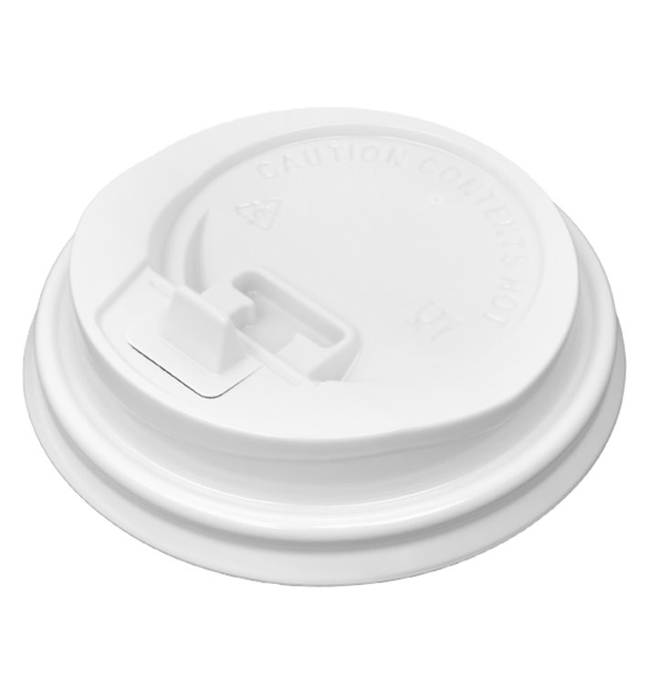 Víčko s Otvorem na Kelímek s 7Oz Bílý Ø7,2cm (1.000 Ks) Víčko s Otvorem na Kelímek s 7Oz Bílý Ø7,2cm (1.000 Ks)
