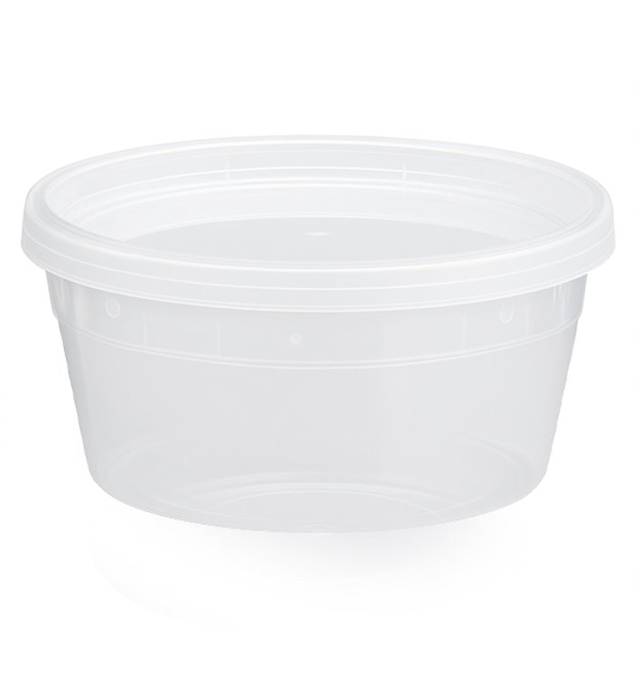 Plastová Miska “Deli Range” PP Průhledná s Víčkem 360ml (40 Ks) Plastová Miska “Deli Range” PP Průhledná s Víčkem 360ml (40 Ks)