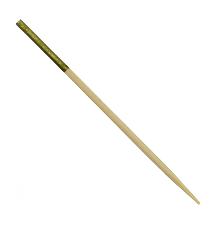 Bambusový Špíz s Zlatý Špičkou 7cm (300 Ks) Bambusový Špíz s Zlatý Špičkou 7cm (300 Ks)