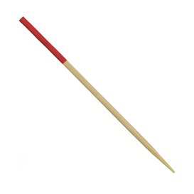 Bambusový Špíz s Červená Špičkou 7cm (3.600 Ks)