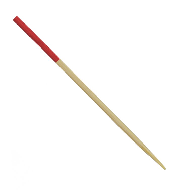 Bambusový Špíz s Červená Špičkou 7cm (3.600 Ks) Bambusový Špíz s Červená Špičkou 7cm (3.600 Ks)