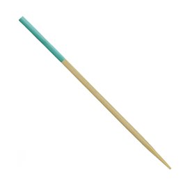 Bambusový Špíz s Tyrkysová Špičkou 7cm (3.600 Ks)