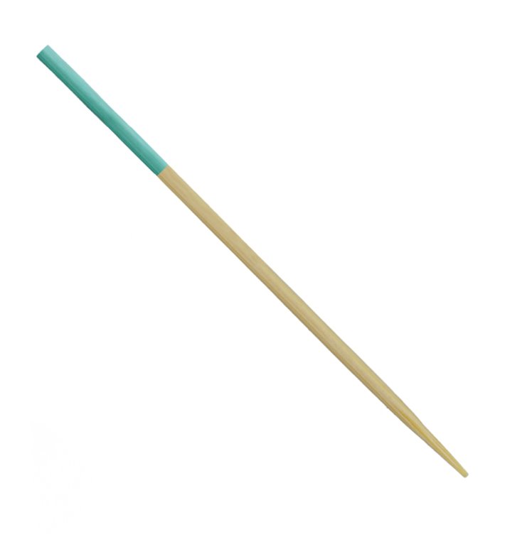 Bambusový Špíz s Tyrkysová Špičkou 7cm (3.600 Ks) Bambusový Špíz s Tyrkysová Špičkou 7cm (3.600 Ks)