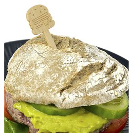Bambusový Hamburgerový špíz 12 cm (50 Ks)
