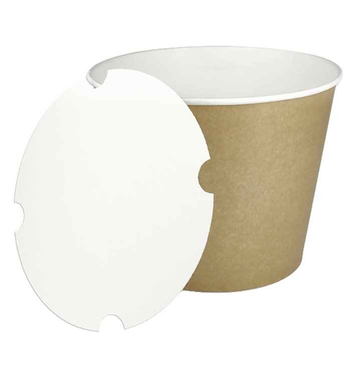 Kbelík z kraftového kartonu s víkem 1750ml (25 Ks) Kbelík z kraftového kartonu s víkem 1750ml (25 Ks)
