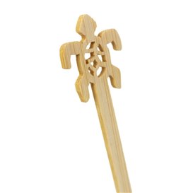 Bambusové želví Míchátko na Nápoj 14 cm (50 Ks)