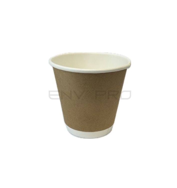 Kartonové Kelímek 12 Oz/360ml Dvojitá Stěna Hladký Kraft Ø9cm (25 Ks) Kartonové Kelímek 12 Oz/360ml Dvojitá Stěna Hladký Kraft Ø9cm (25 Ks)