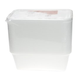Plastová Miska Obdélníková PP Bílá 750ml 17x11,5x6,4cm (25 Ks)