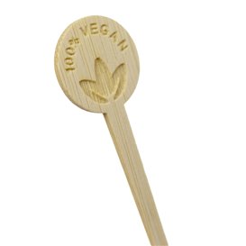 Bambusová Značkovací Tyčinka Vegan 10cm (600 Ks)