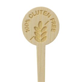 Bambusová značkovací tyč “Gluten Free” 10cm (600 Ks)