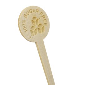 Bambusová značkovací tyč “Sugar Free” 10cm (50 Ks)